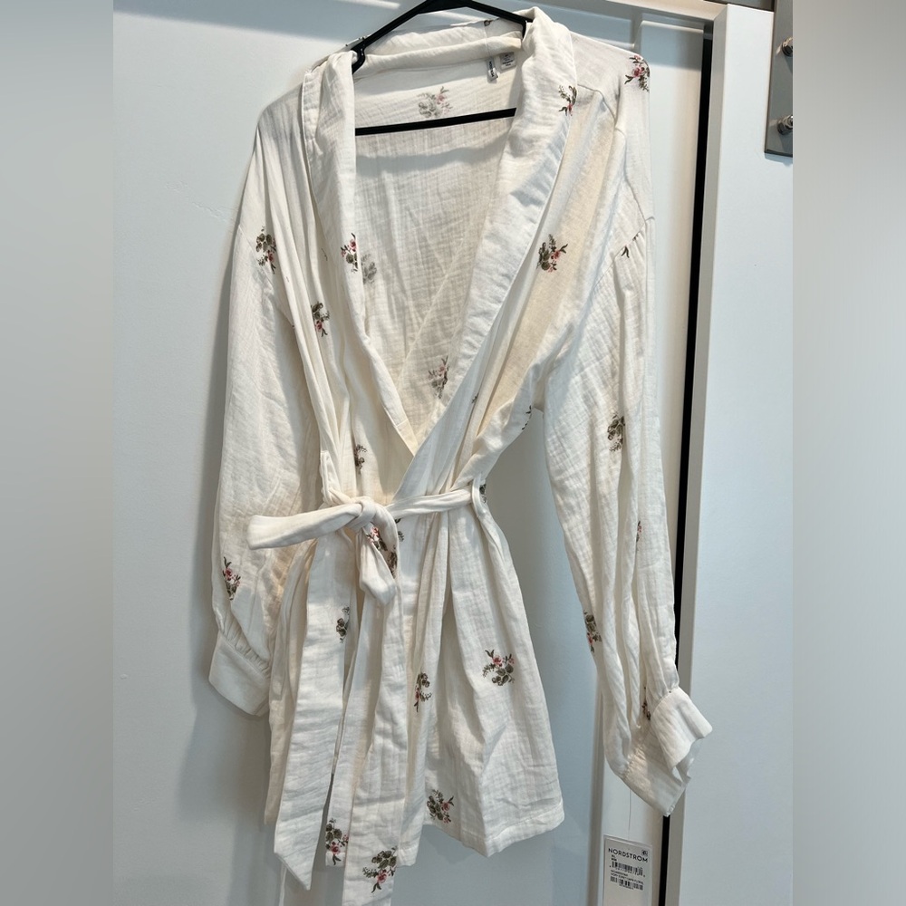 Nordstrom Flower Gauze Shacket
